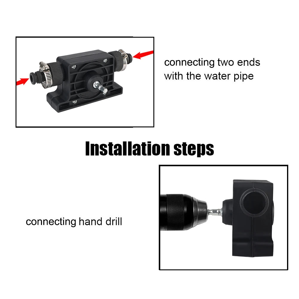 Drill-Powered Liquid Transfer Pump