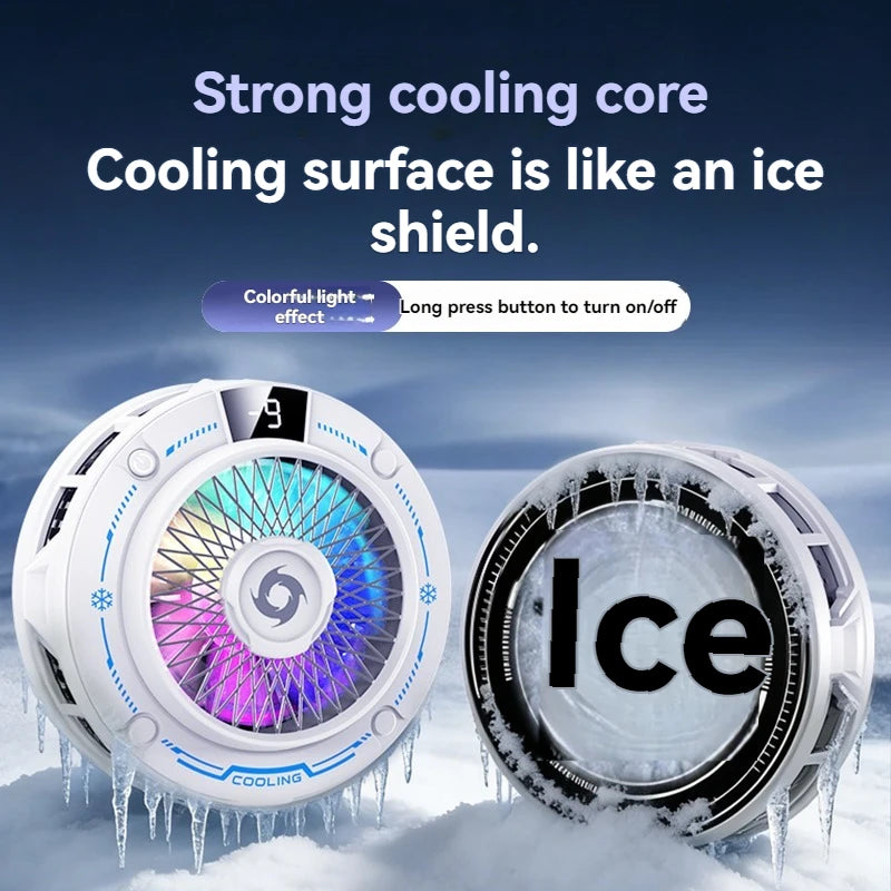 Magnetyczny i przypinany do telefonu cooler K38