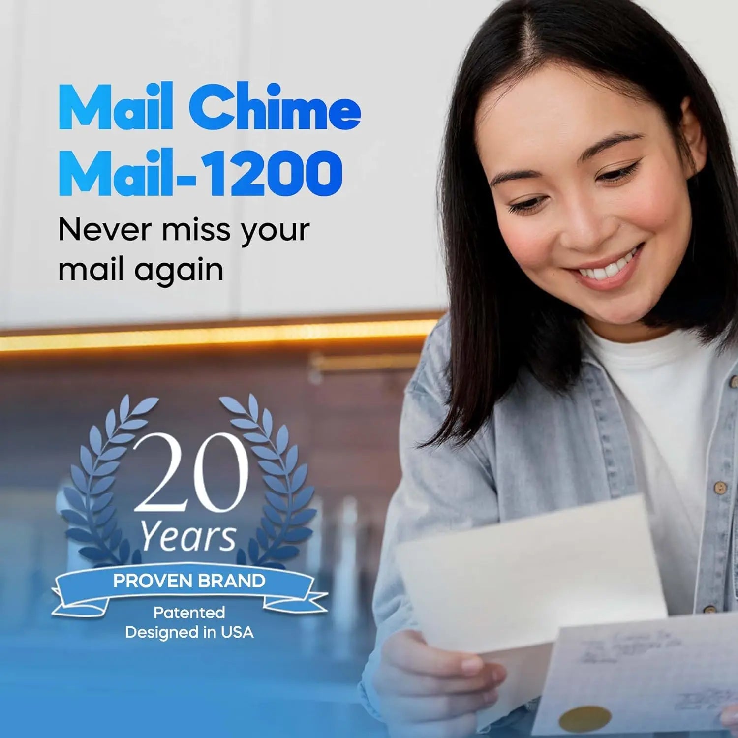 Wireless Mailbox Alert System with 350ft Range & Instant Notifications