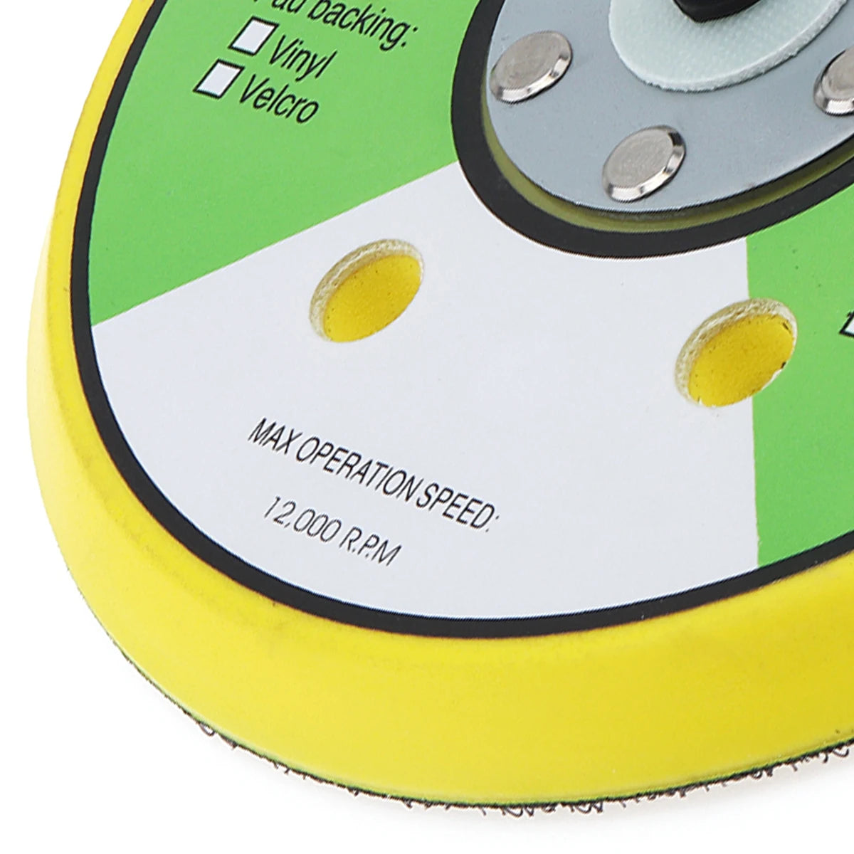 Six-Inch Six-Hole Sander Backing Pad
