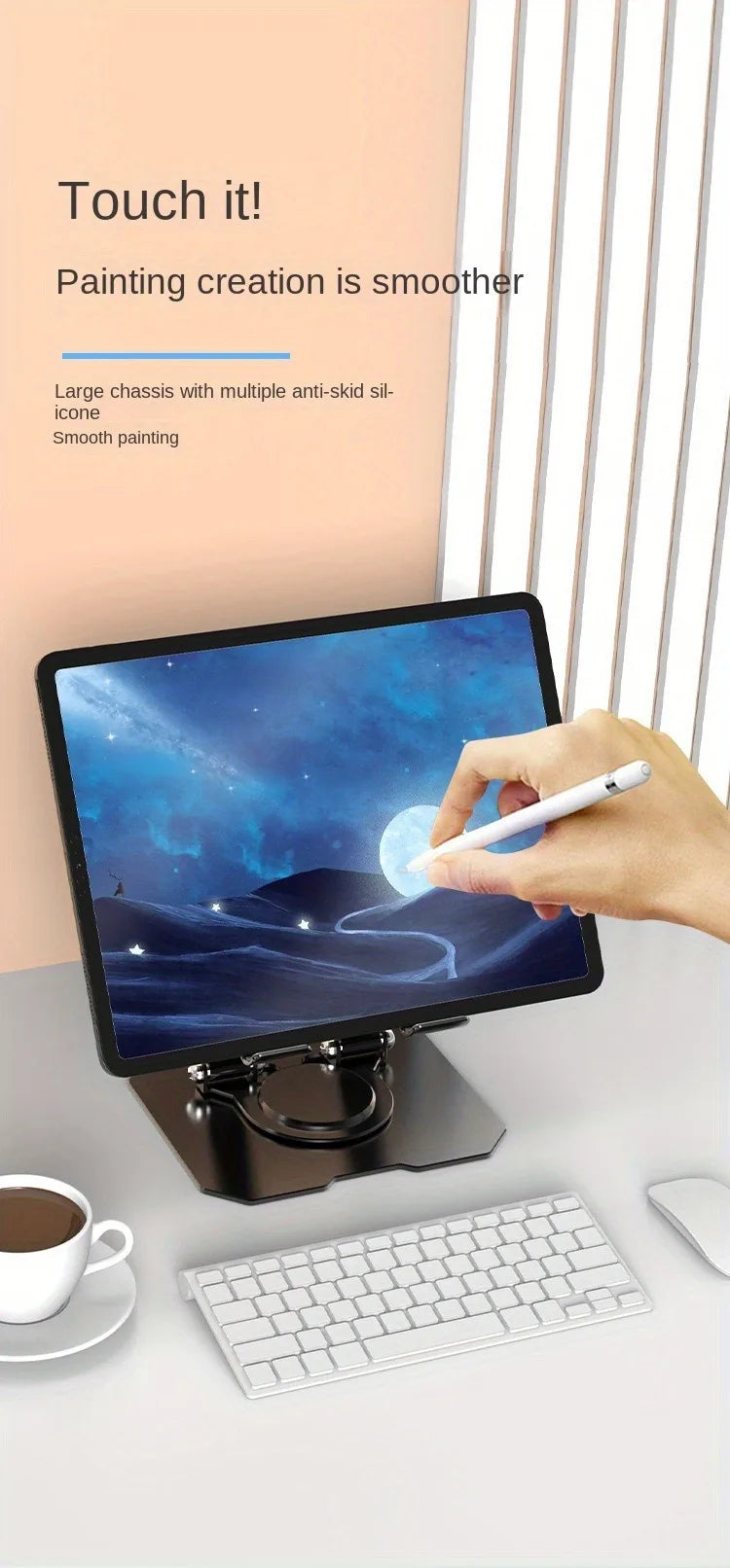 Rotating Folding Tablet Stand
