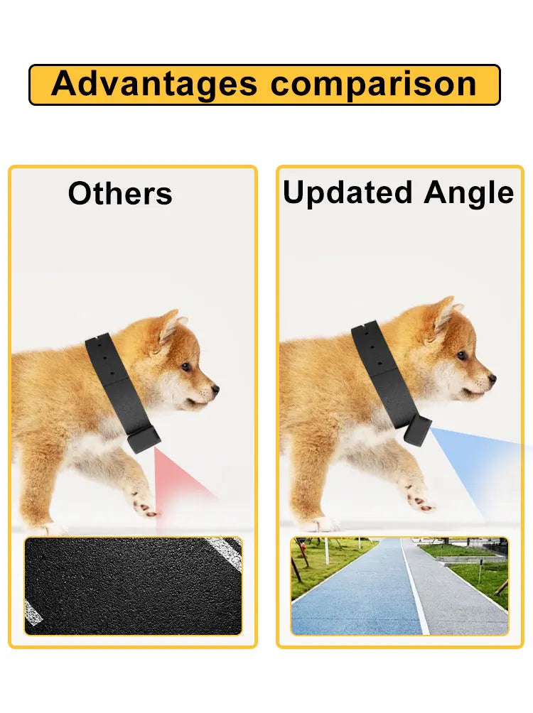 HD 1080P Pet Collar Camera with 170° Wide Angle Recording