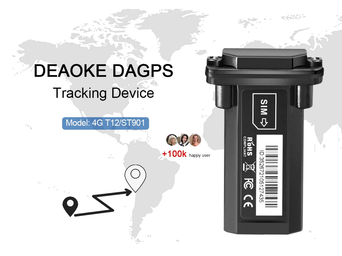Waterproof 4G GPS Vehicle Tracker