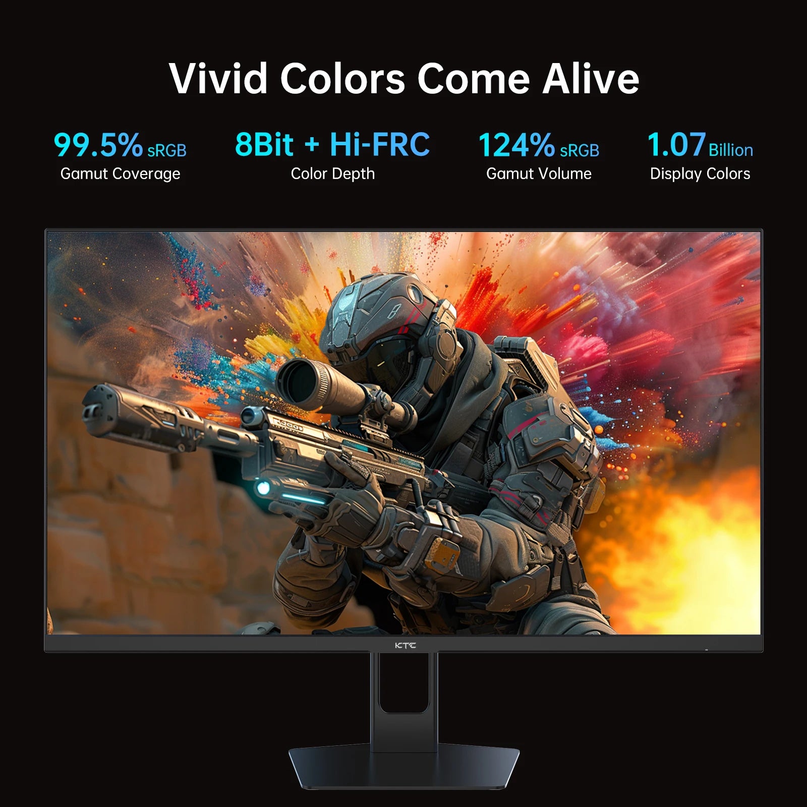 KTC H27T22C 27" Gaming Monitor 180Hz QHD Fast IPS