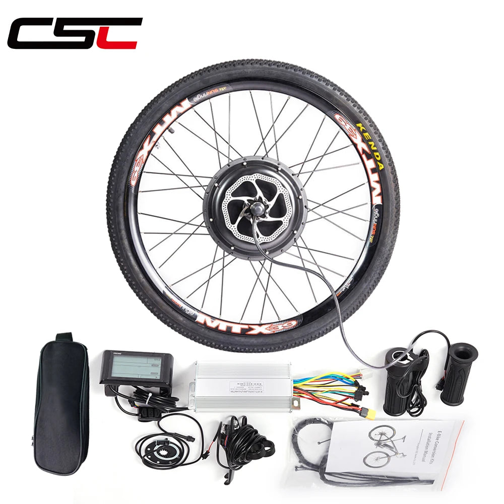 CSC Electric Bike Conversion Kit Rear Hub Motor 48V