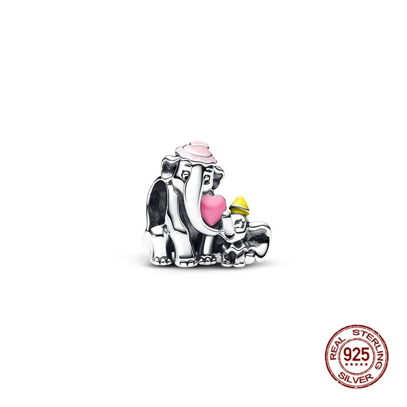 925 Silver Witch Charm Bead for Disney-Inspired Bracelets