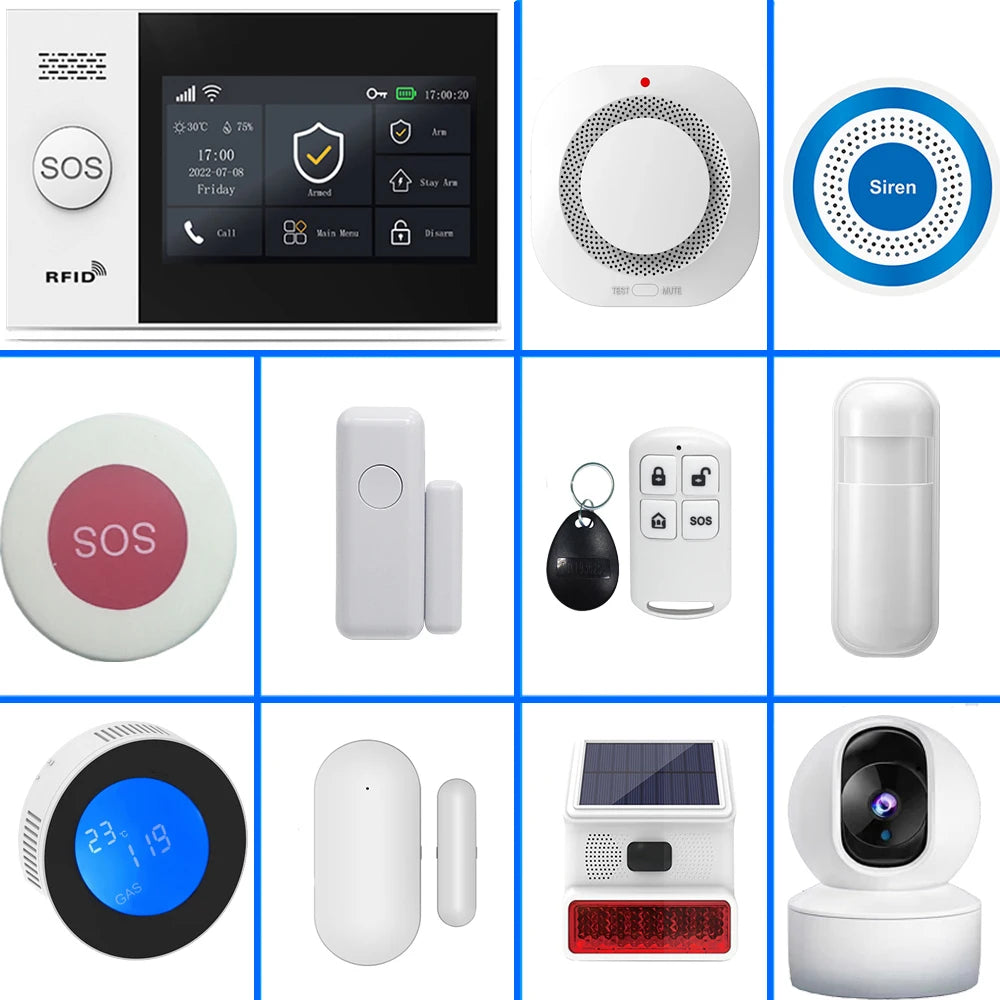 4G Tuya Smart Home Alarm System with WiFi