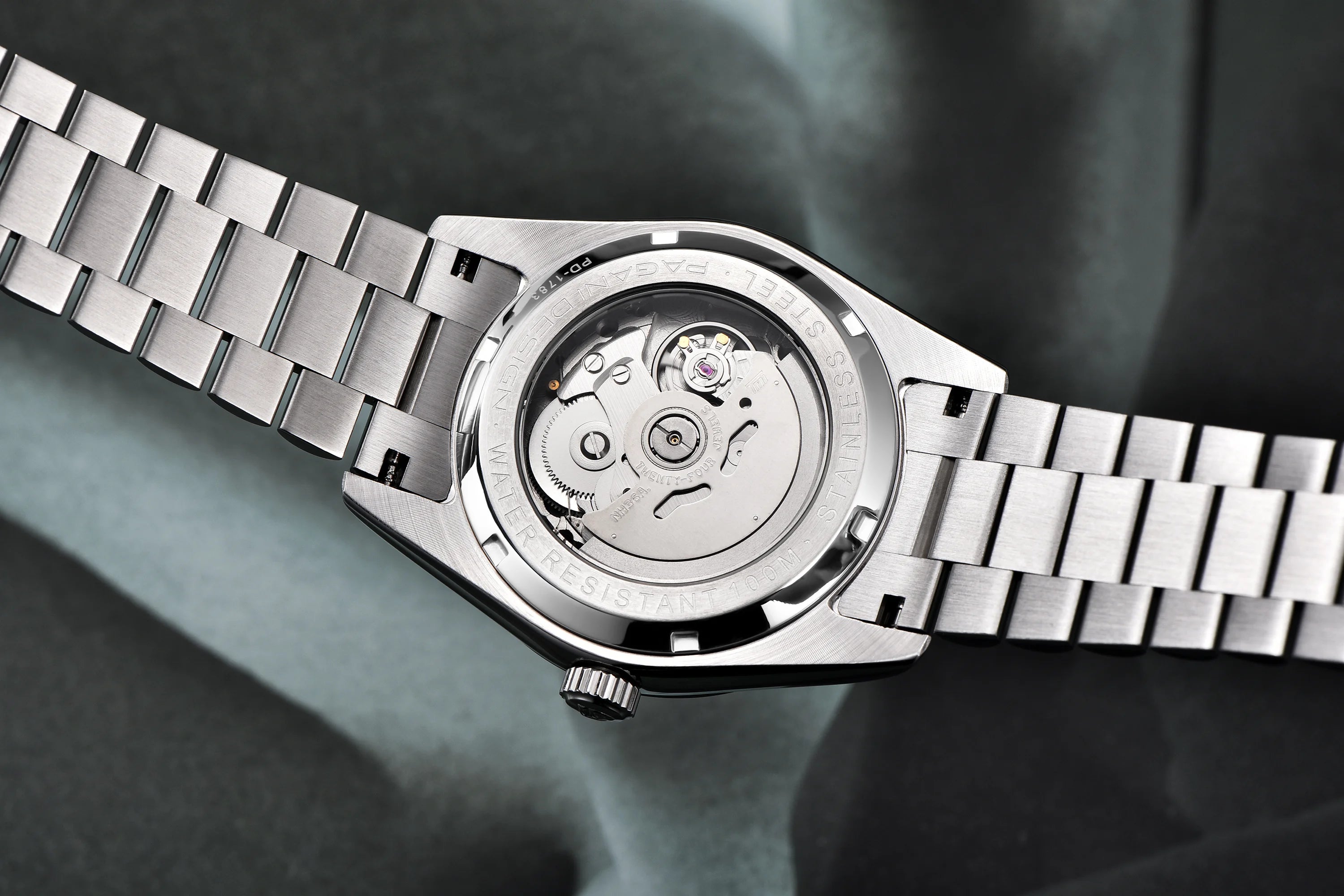 Pagani Design Automatic Gold Watch 40MM Sapphire Steel Waterproof