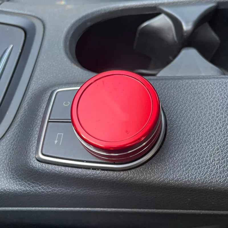 Center Console Multimedia Knob Cover for Mercedes-Benz