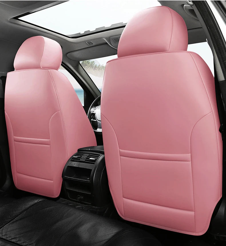 Універсальні чохли на автокрісла – комплект повного покриття з нубукової шкіри Nappa
