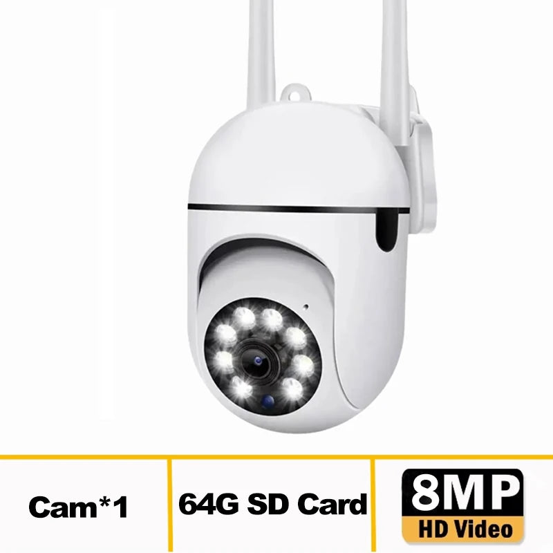 8 MP Wi-Fi panoramaskjerm med toveis lyd