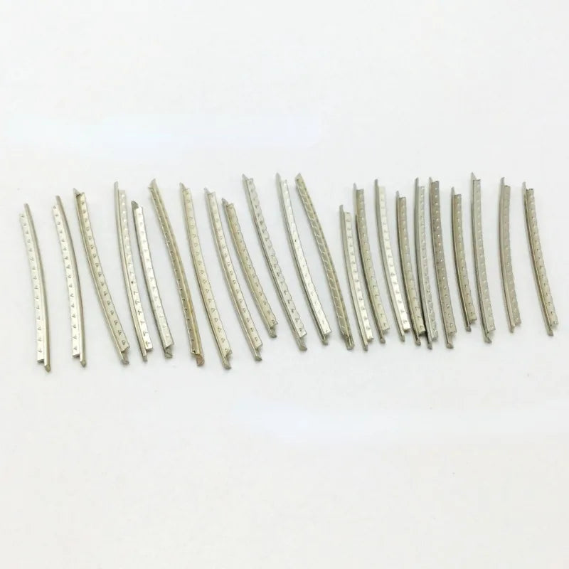 24-Piece Guitar Fret Wire Set — Four Crown Width Options