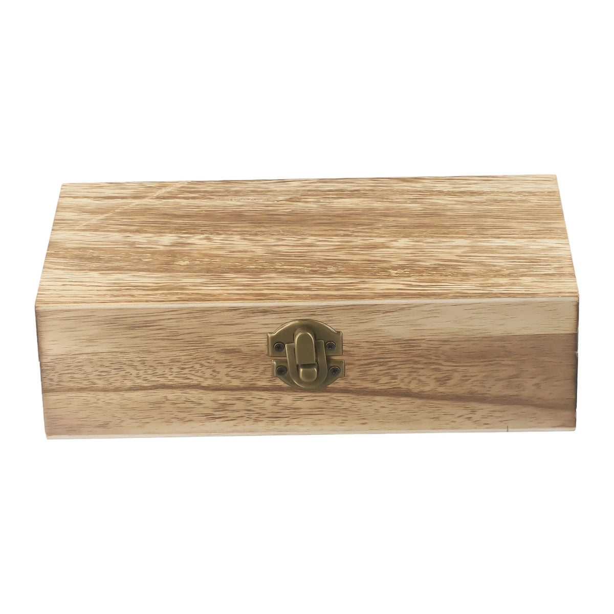 Wooden Storage Box with Clasp, 20 x 10 x 6cm
