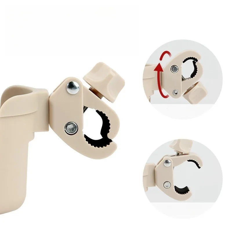 Stroller Cup and Phone Holder for Prams with Anti-Slip Design