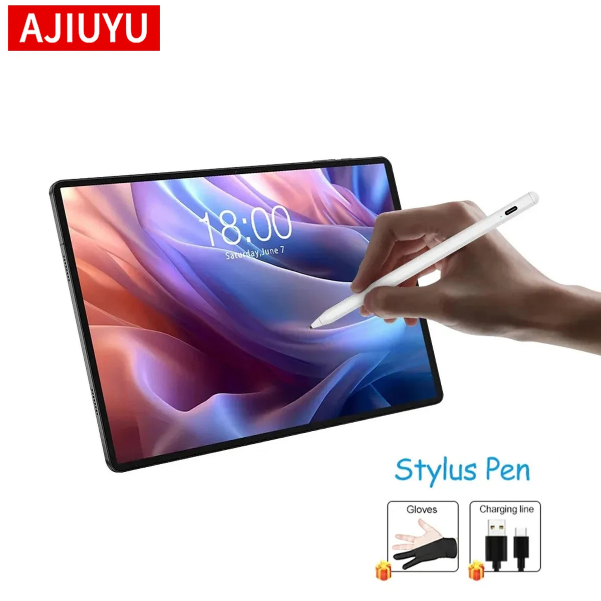 Stylus capacitivo recargable para tablet
