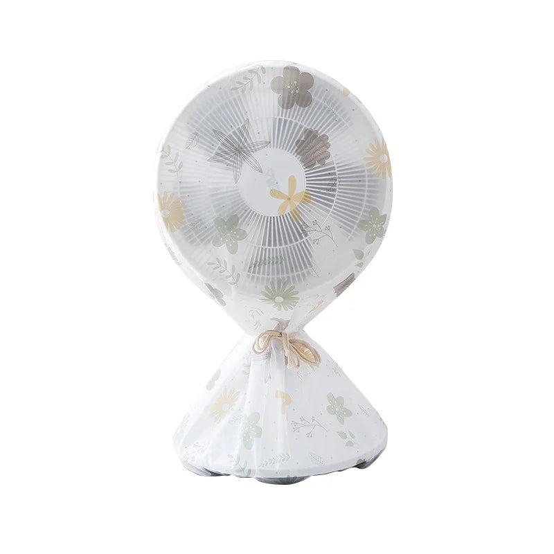Floor Fan Cover Washable Waterproof Dustproof Standing Round Electric Fan Protective Cover Household Universal Storage Cover