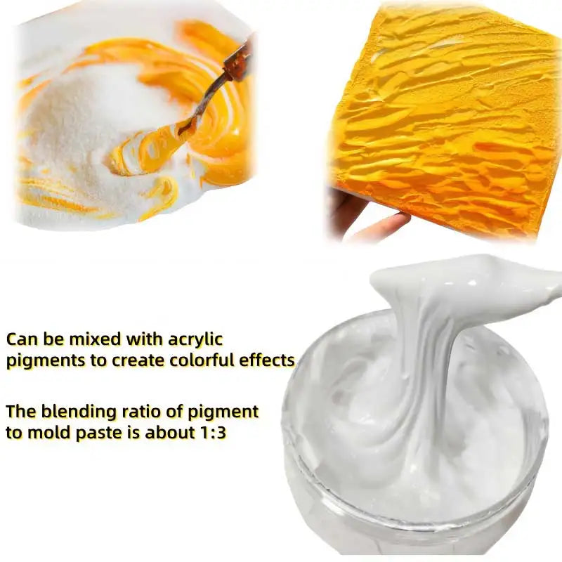 280 мл акрилова паста для моделювання прозора текстурна паста для художників