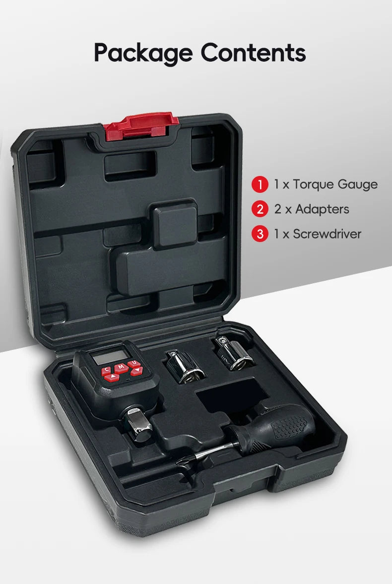 Digital Torque Adapter with Peak and Track Modes