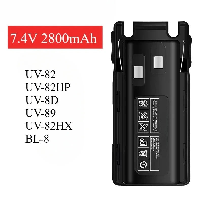 BL-8 7,4 V:n vara-akku Baofeng UV-82 -radiopuhelimeen