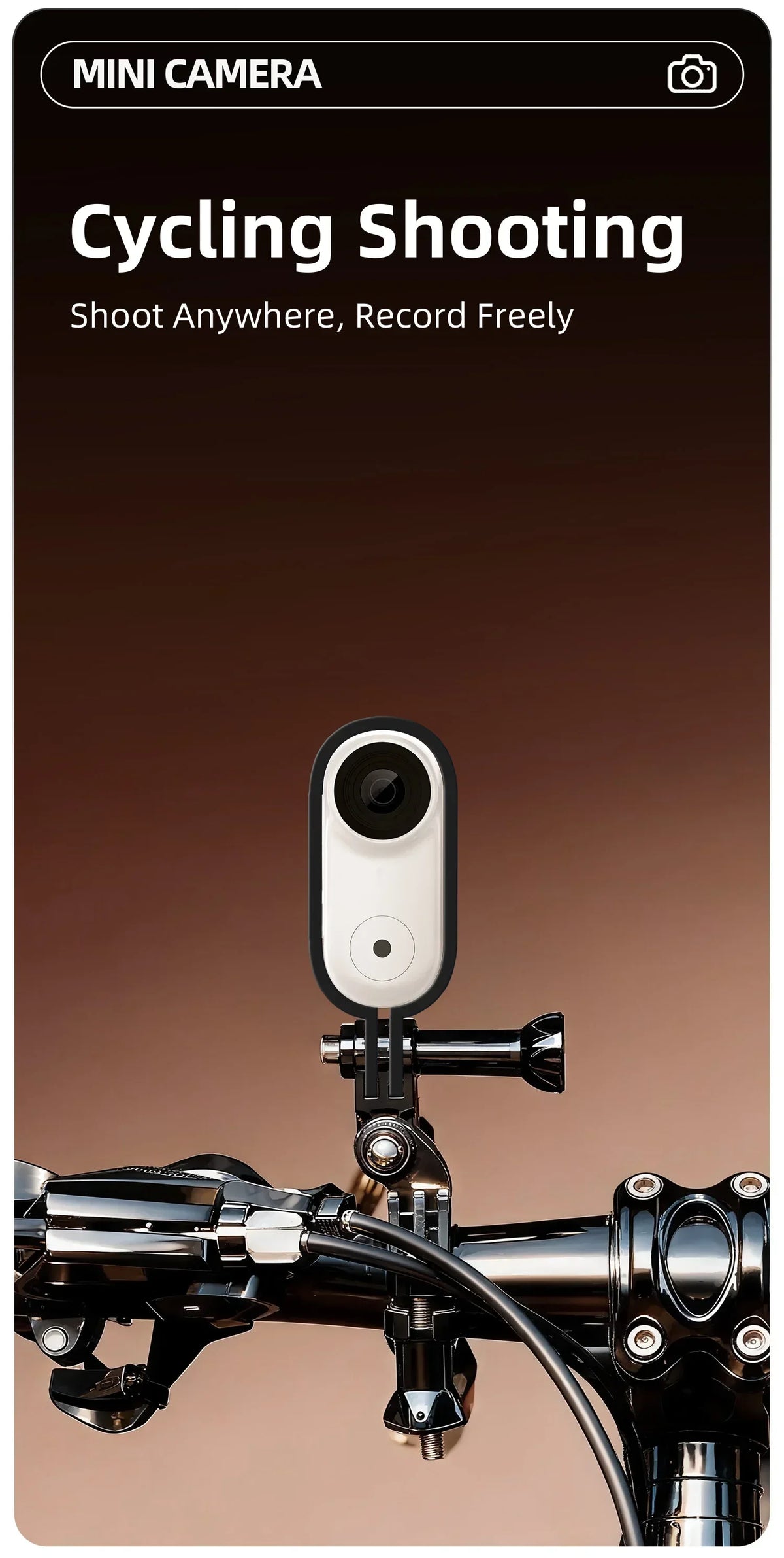 Mini Action Camera 1080P Wearable POV Sports Recorder