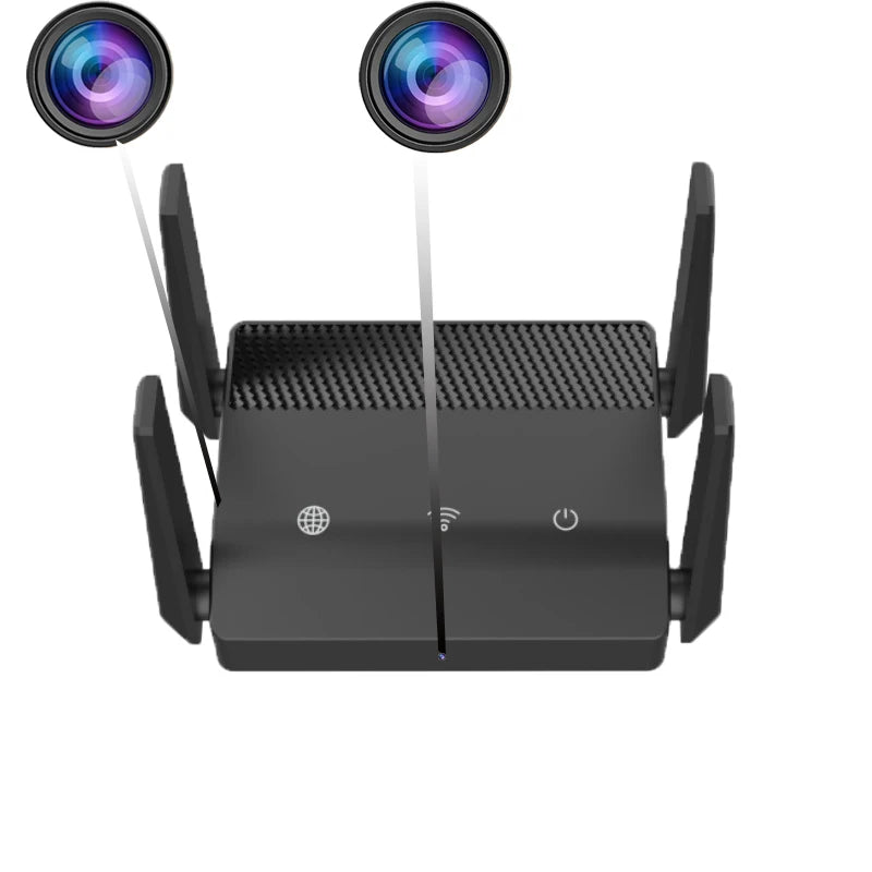 1080P Mini WiFi Camera with 270° Wide Angle & Triple Lens