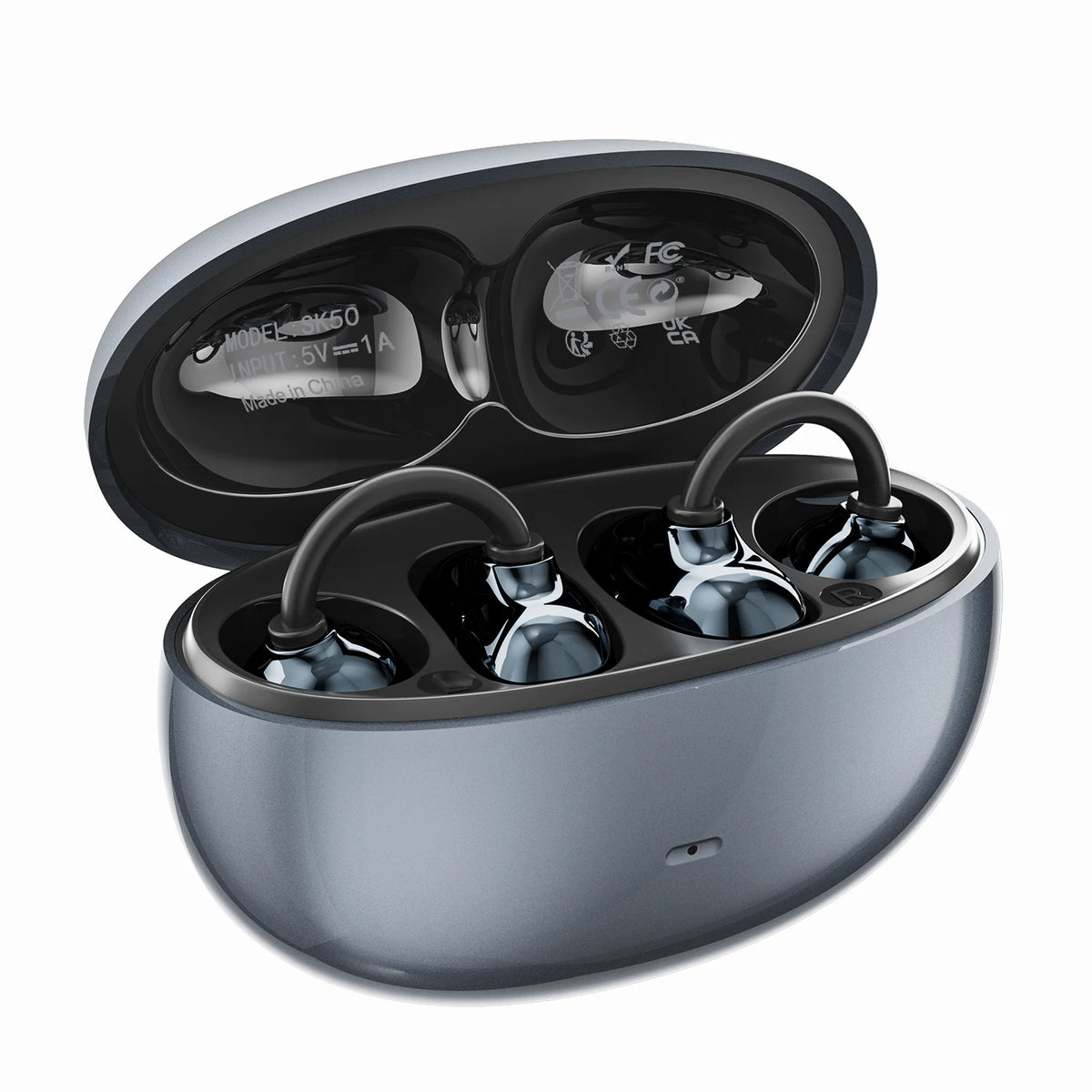 Open Ear Clip Wireless Bluetooth Earbuds with Mic