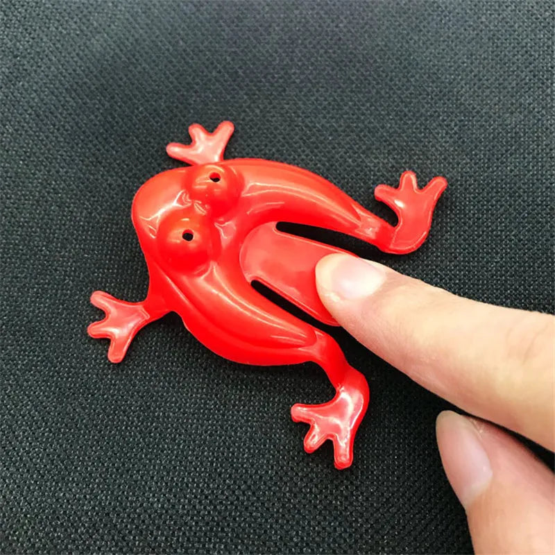 10-20Pcs Jumping Frog Bounce Fidget Toys For Kids Novelty Assorted Stress Reliever Toys For Children Birthday Gift Party Favor
