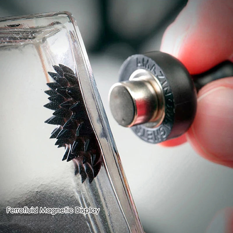 Ferrofluid Magnetic Liquid Display med två magneter