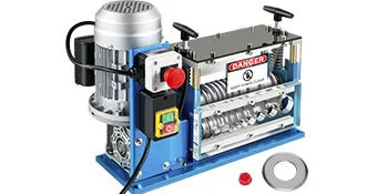 Máquina Despuntadora de Cables SucceBuy 370W 1.5-38 mm Deshojadora de Cables eléctrica con 11 canales Acrílico+Aluminio+Hoja, Reciclaje de Cobre Chatarra