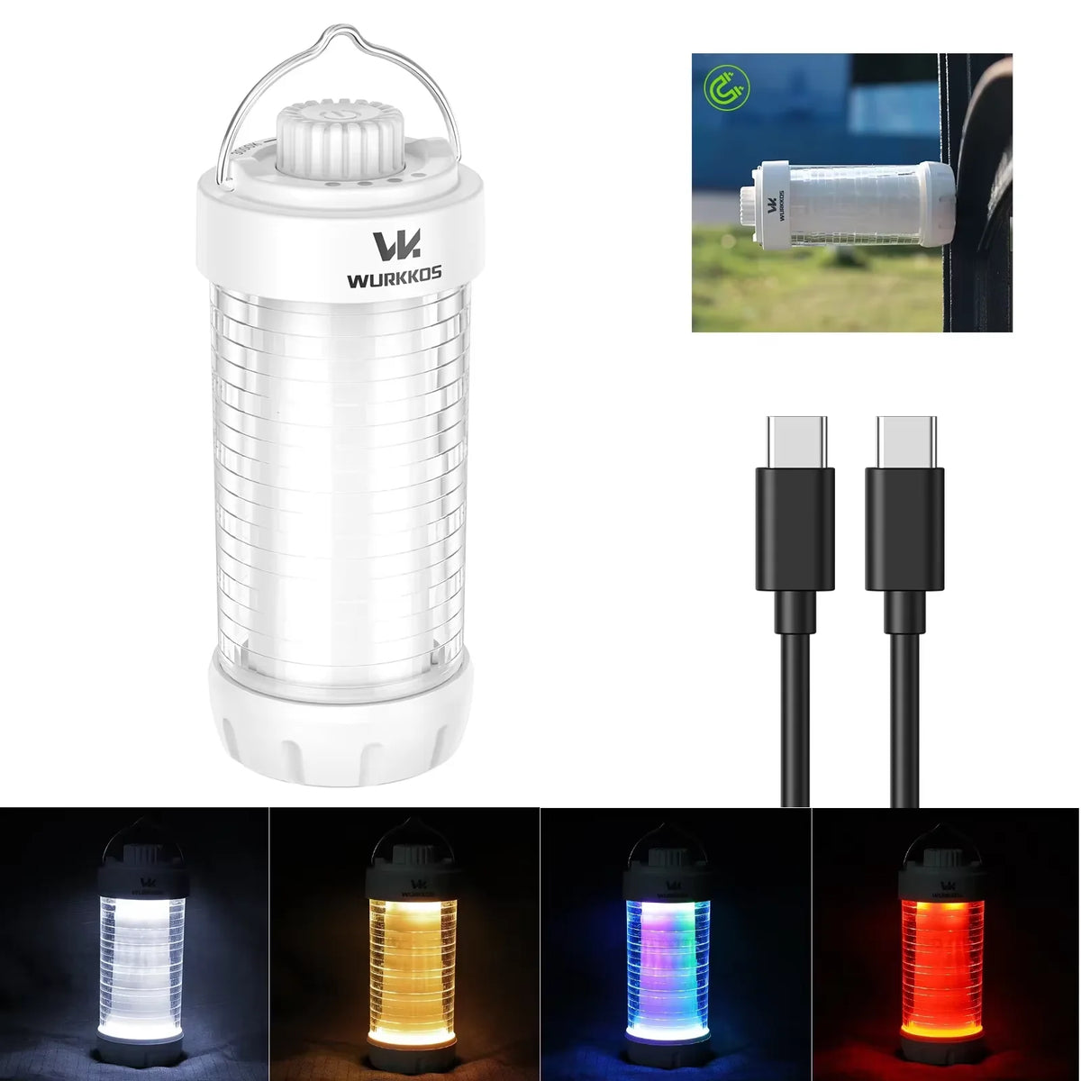 CL01 Rechargeable RGB Lantern and Power Bank
