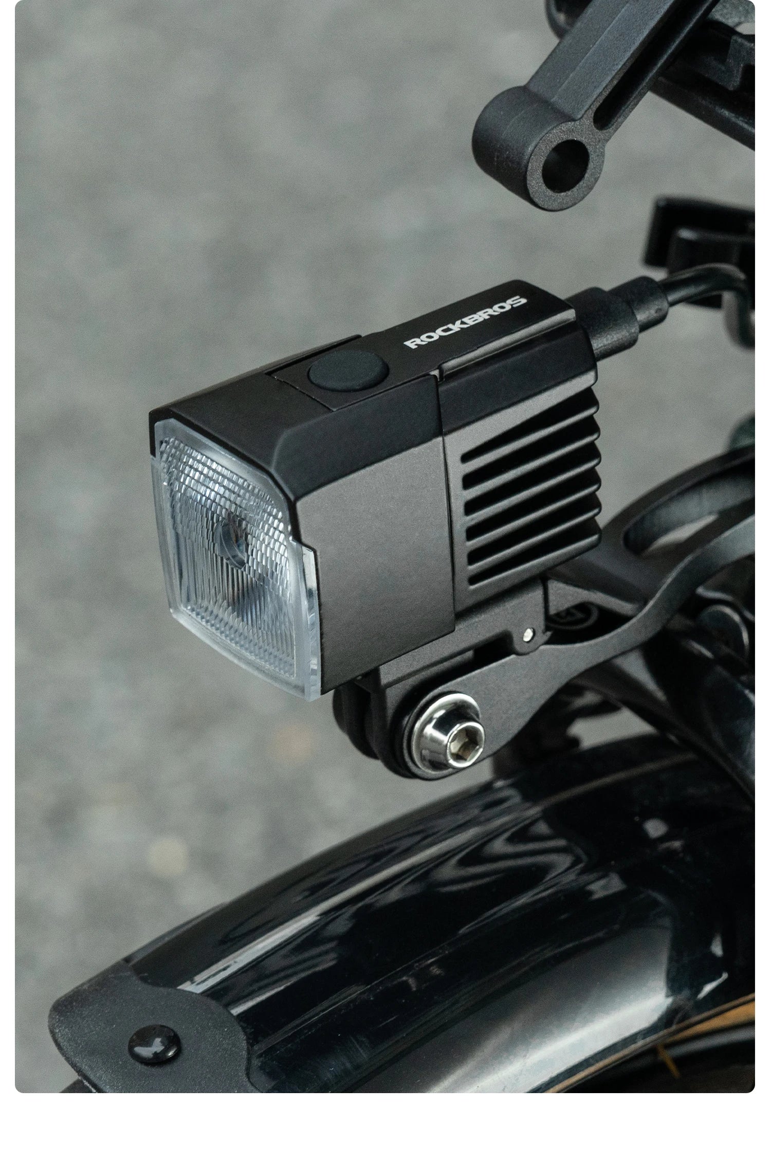 1600LM Bike Front Light IPX5 Waterproof Smart Sensor Headlight