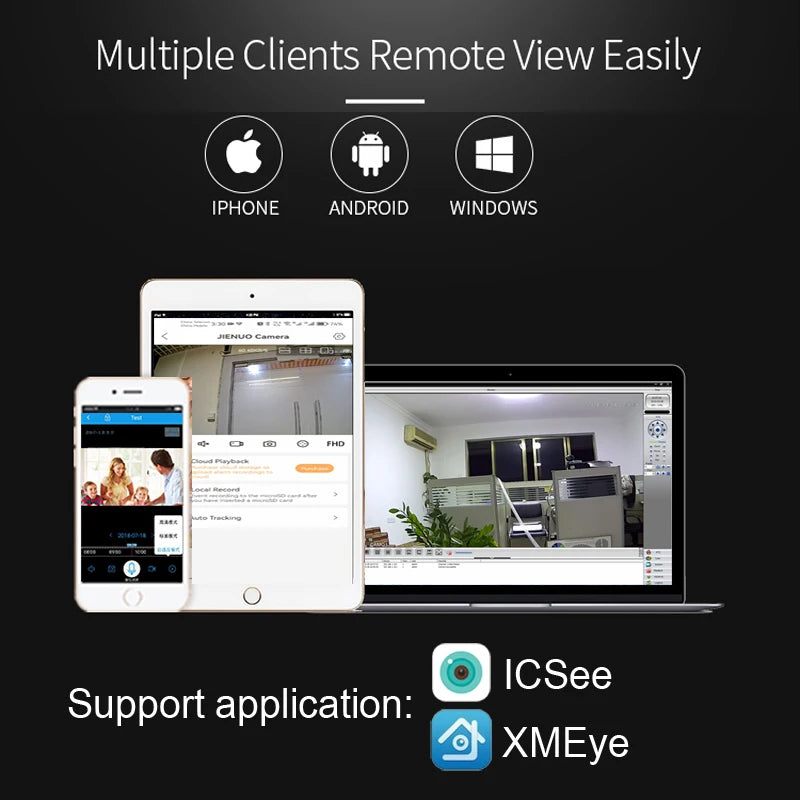 JIENUO 5MP Mini IP Camera Poe Audio Micro Cctv Security Video Surveillance IPCam Indoor Onvif HD Network Home Cam ICSee Xmeye