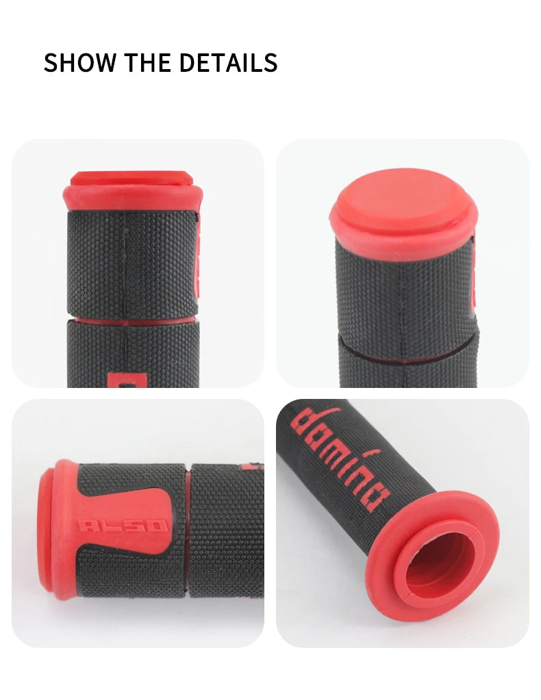 7/8 "22 24mm Motorcycle Grips Handle Bar For KTM YAMAHA Universal Pit Bike Motocross Motorbike Rubber GEL Domino Grip 15 Colors