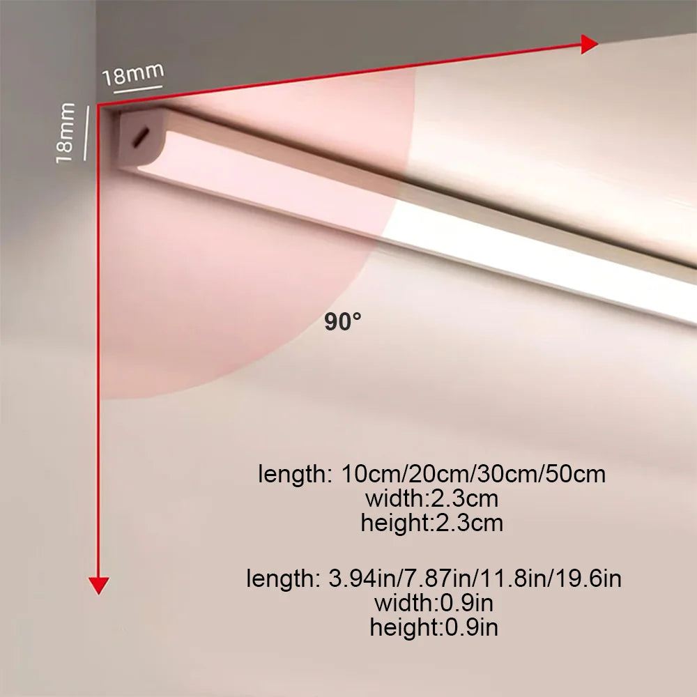 Rechargeable Magnetic Motion-Sensor Light Bar