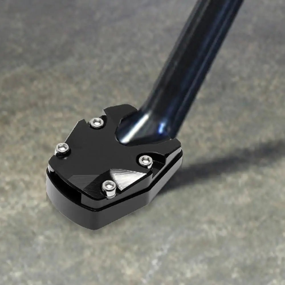 Extensión de aluminio para la pata de cabra de motocicleta