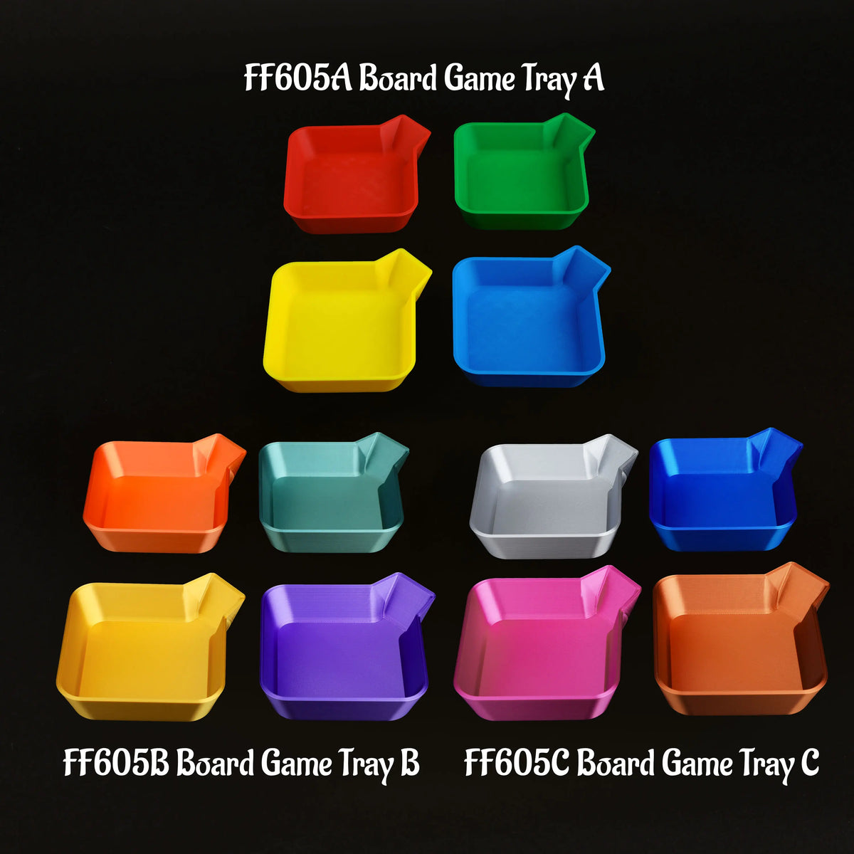 Board-Game Dice Tray, Three Design Options