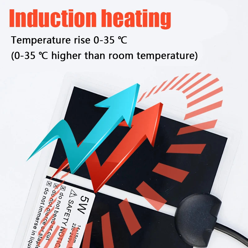 Reptile Heating Mat, 5W or 7W, EU Plug
