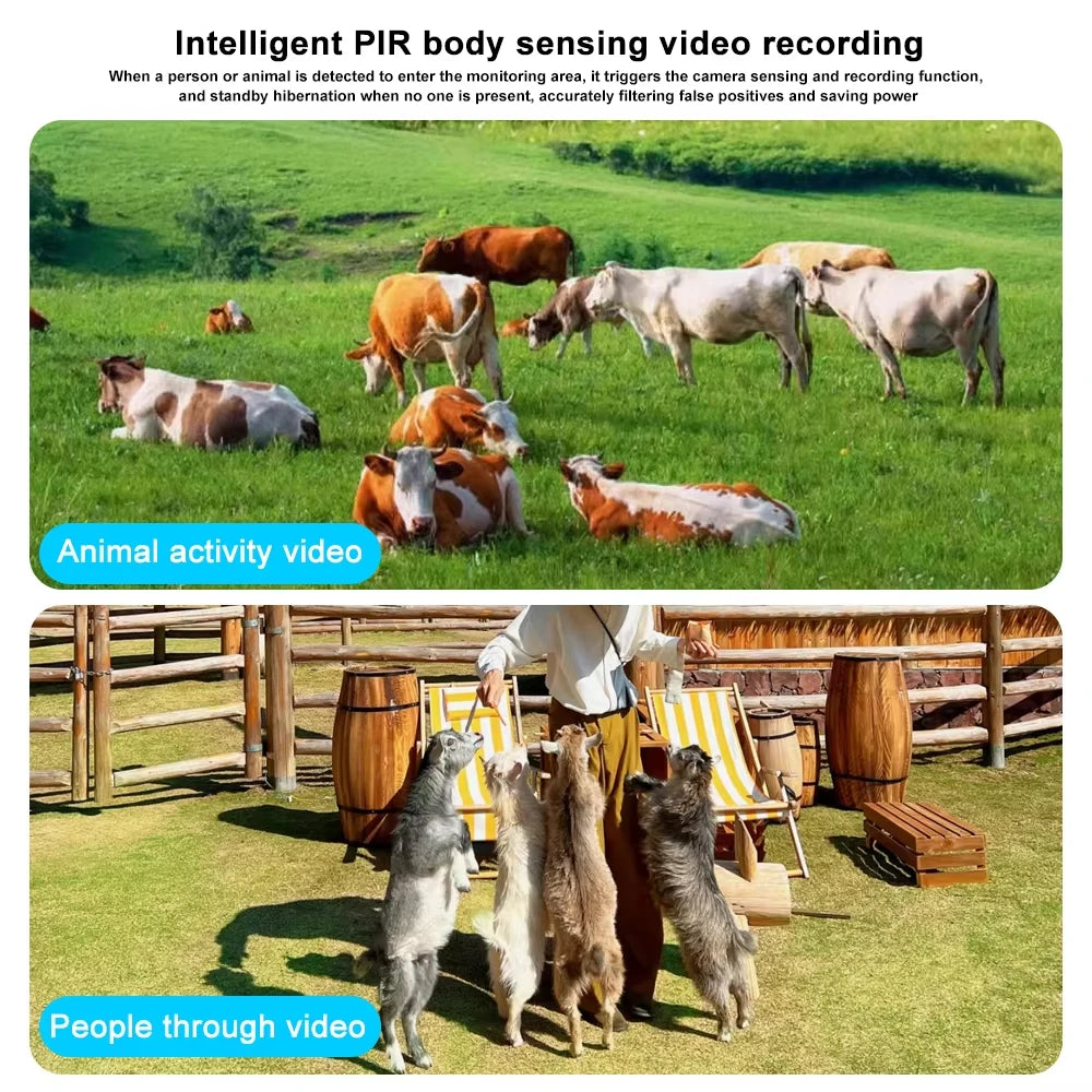 2K 5MP Solar Security Camera with Color Night Vision