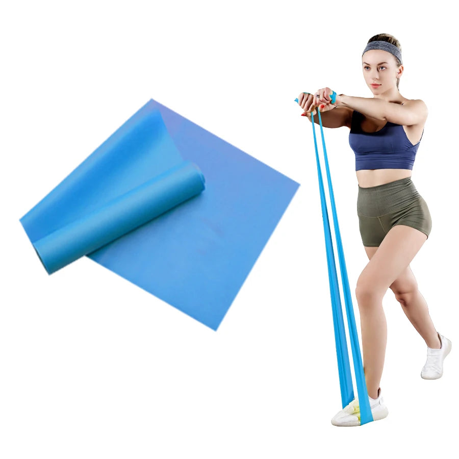 Long Training Stretch Bands Yoga Pilates Resistance Band for Physical Lower Body home Strength Elastic Exercise Bands