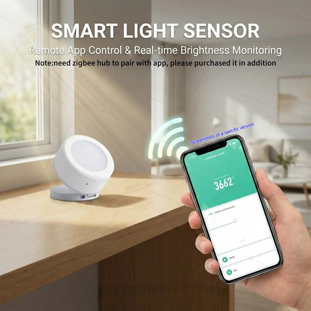 Senzor de iluminare Zigbee - Tuya sau Zigbee2MQTT
