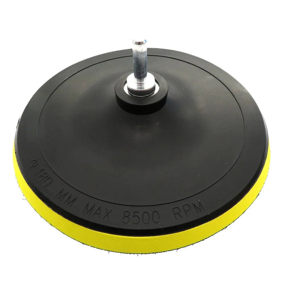 3" 5" 7" 80/125/180mm Polishing Sponge Pad Kit Car Polisher Soft Wave Foam Waffle Pad Car Wash Cleaning Detailing Tool