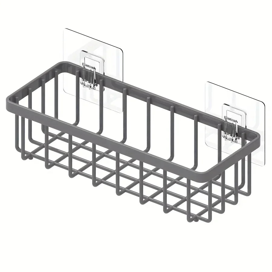 Kitchen Sink Organiser, No-Drilling Sponge and Brush Rack