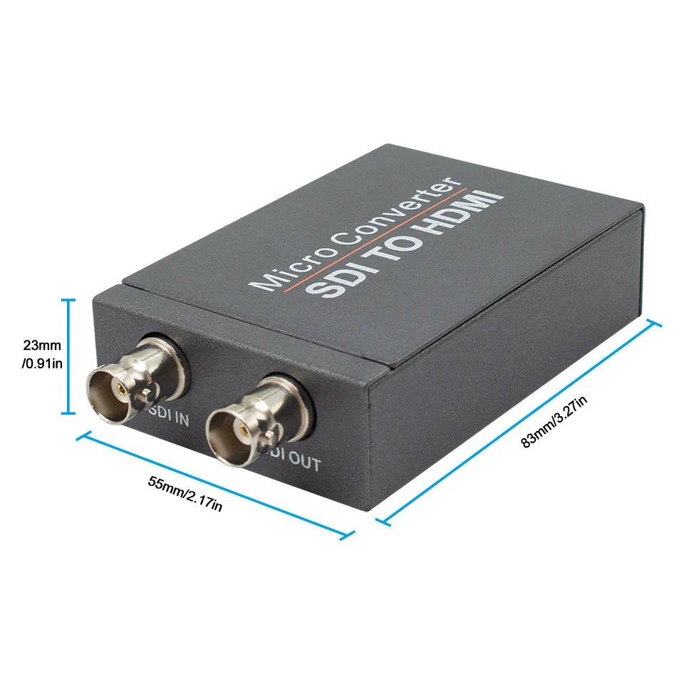 SDI-to-HDMI Converter with SDI Loop Output