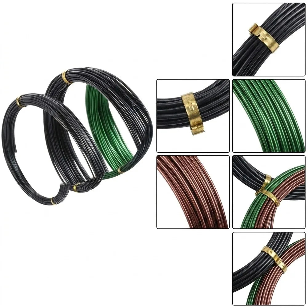 Kit de fio de treino para bonsai com corta-fios