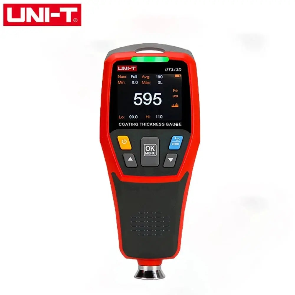 UNI-T UT343D Coating Thickness Gauge 0.1 Micron/0-1250um Automotive Paint Film Thickness Tester To Measure FE/NFE Paint Tools Spy-shop.com