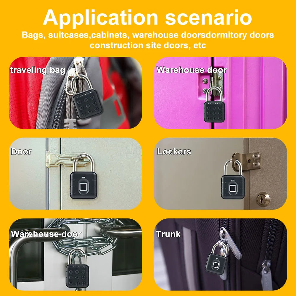 Fingerprint Padlock - SY12 or SY13
