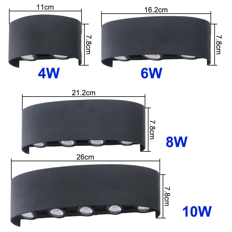 BD-01 LED Wall Light for Porches and Gardens