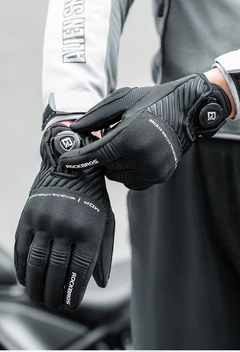 Full Finger Cycling Gloves with Shock-Absorbing Palm Pad