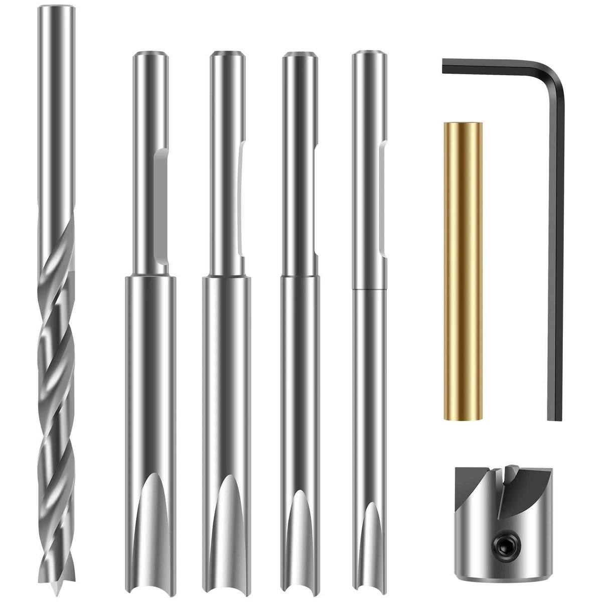 Eight-Piece Pen Barrel Trimming Tool Kit
