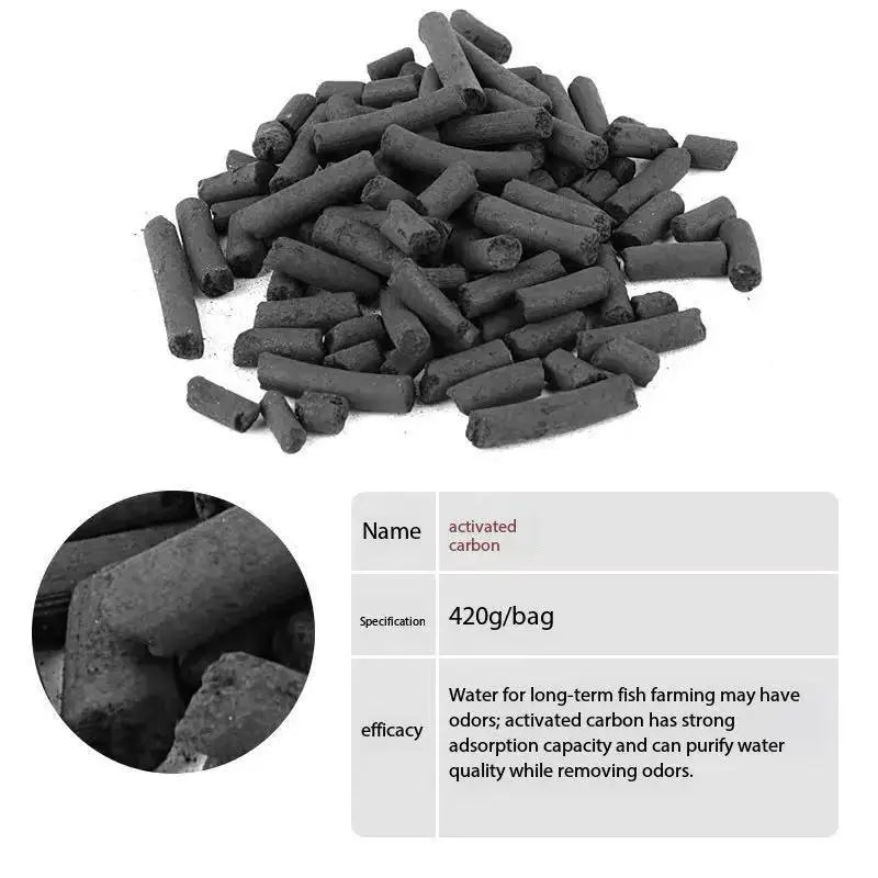 Aquarium Activated Carbon Filter Media, 300 or 500 g